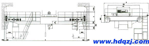 LH型16～20噸電動(dòng)葫蘆雙梁橋式起重機(jī)